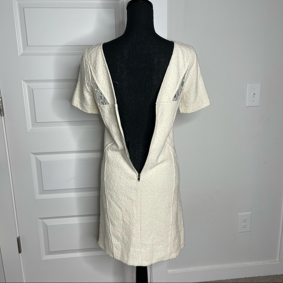 Marc by Marc Jacobs NWT Hawthorne Lace Collar Cream Wool Dress Size XS - Picture 12 of 16